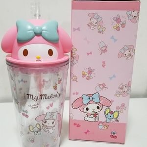 Sanrio My Melody tumbler with straw